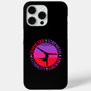 Funda Para iPhone 15 Pro Max Gimnasia de Chicas Fuerza de Carácter Coraje