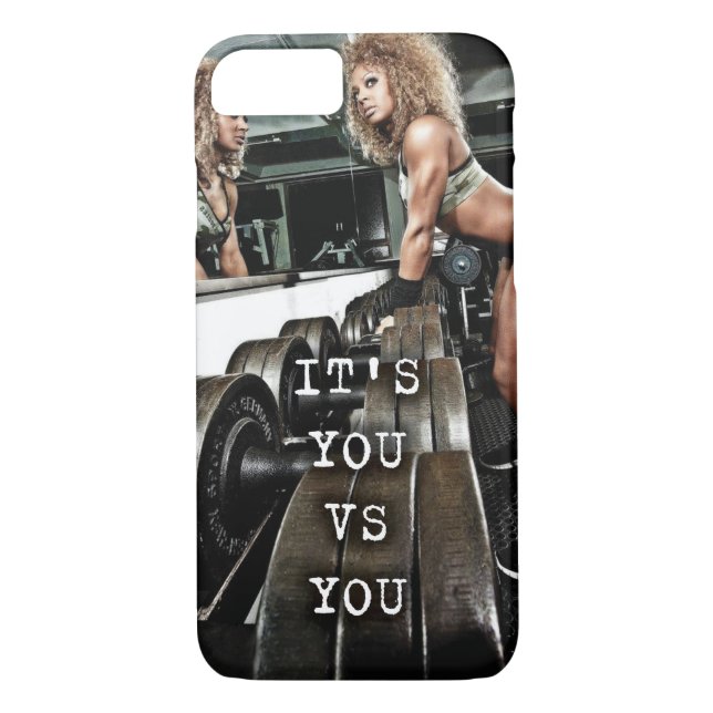 Funda De Case-Mate Para iPhone Gimnasio de motivación del Bodybuilding (Reverso)