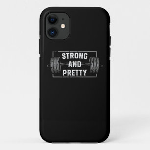 Funda Para iPhone 11 Gimnasio Fuerte Y Bonito Cita A Tank Top