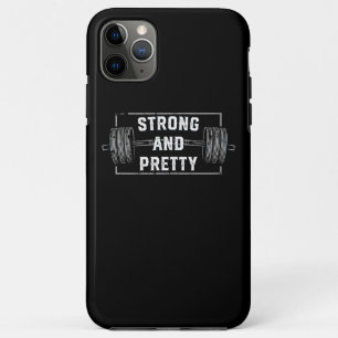 Funda Para iPhone 11 Pro Max Gimnasio Fuerte Y Bonito Cita A Tank Top