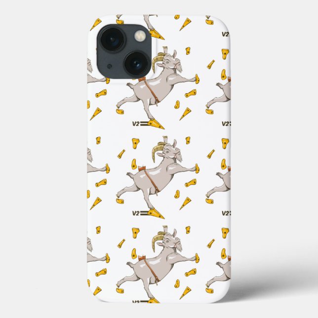 Funda De Case-Mate Para iPhone Gimnasio Goat Bouldering (Reverso)
