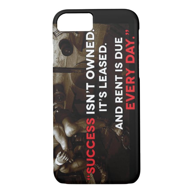 Funda De Case-Mate Para iPhone Gimnasio Motivador (Reverso)