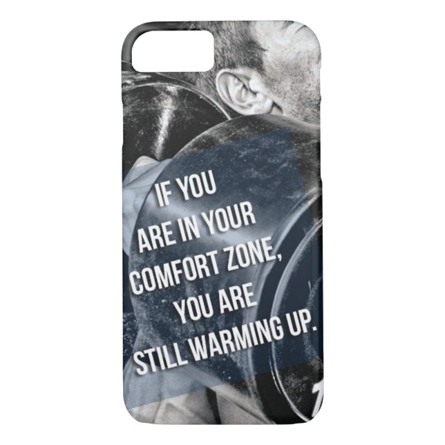 Funda De Case-Mate Para iPhone Gimnasio Motivador de Construcción de Cuerpo (Reverso)