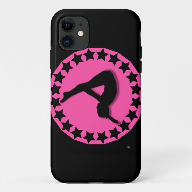 Funda De Case-Mate Para iPhone Gimnasta en rosa (Reverso)