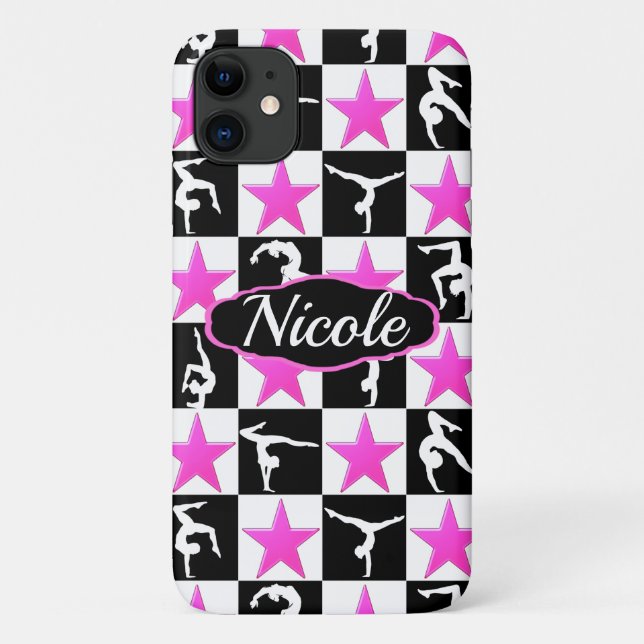 FUNDA DE Case-Mate PARA iPhone GIMNASTICS STAR POSES PERSONALIZADAS (Reverso)