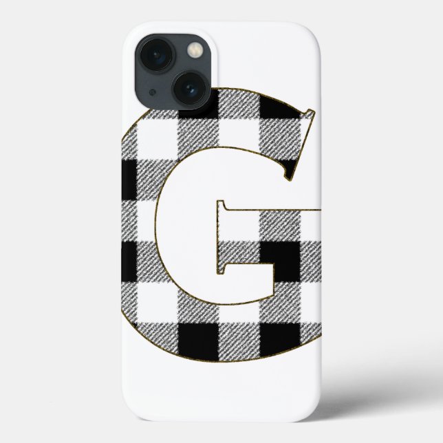 Funda De Case-Mate Para iPhone Gingham Check G (Reverso)