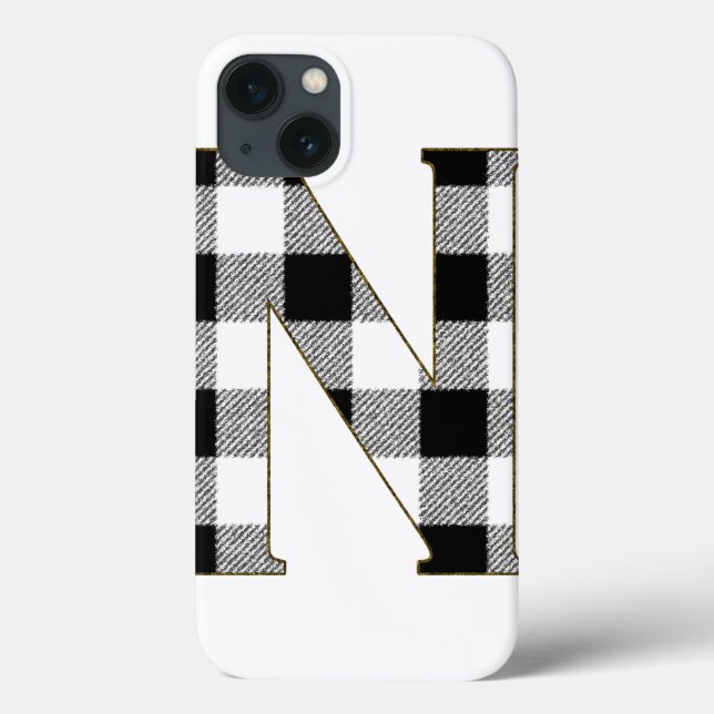 Funda De Case-Mate Para iPhone Gingham Check N (Reverso)