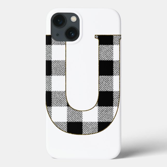 Funda De Case-Mate Para iPhone Gingham Check U (Reverso)