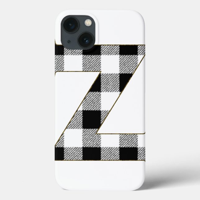 Funda De Case-Mate Para iPhone Gingham Check Z (Reverso)