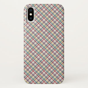 Funda Para iPhone X Gingham tartan