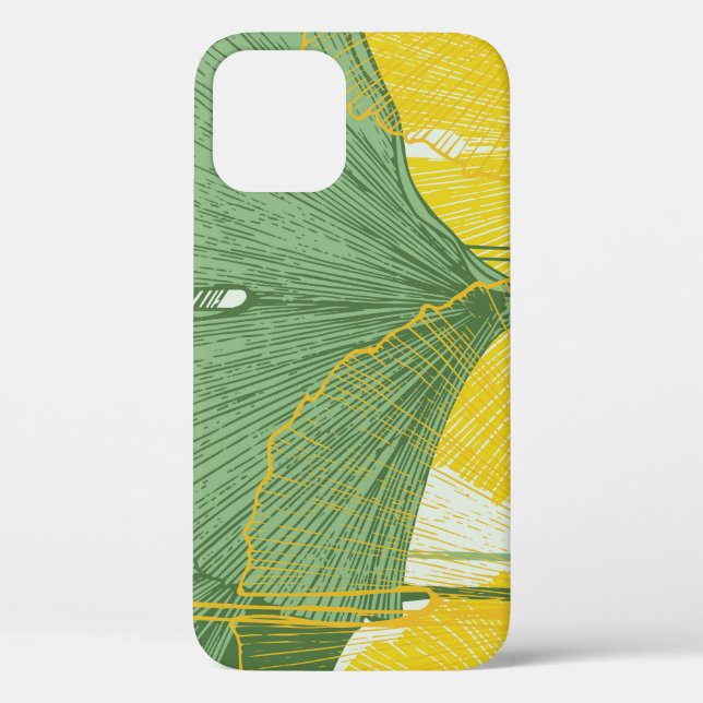 Funda De Case-Mate Para iPhone Ginkgo Biloba: Hojas Tropicales (Reverso )