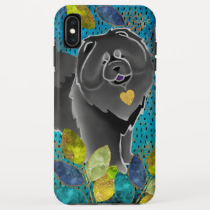Funda Para iPhone XS Max GINKGO el perro chino negro IPHONE XS max