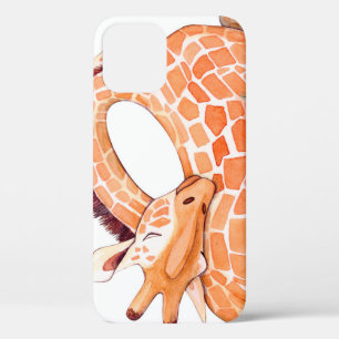 Funda Para iPhone 12 Girafa durmiente: Agua suave