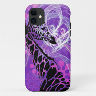 Funda Para iPhone 11 Girafa morada