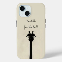 Funda Para iPhone 15 Girafa negra