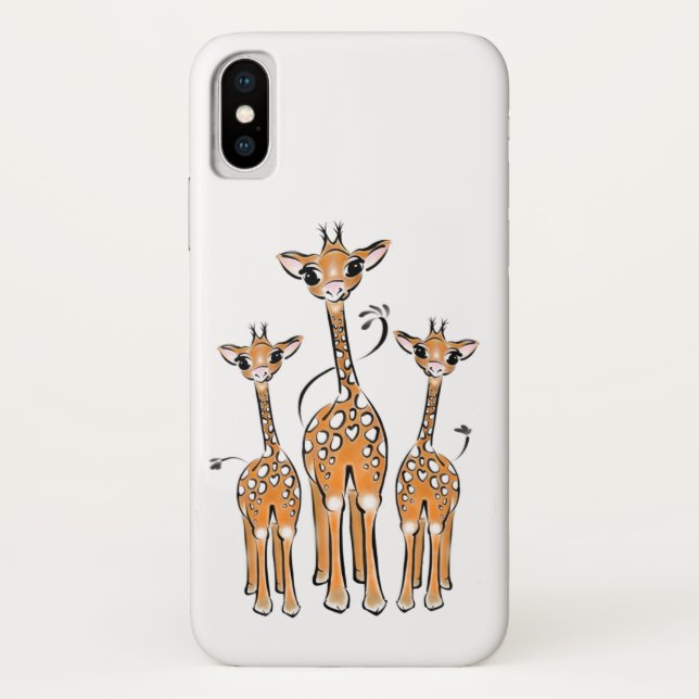 Funda De Case-Mate Para iPhone Girafas (Reverso)