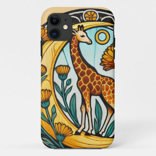 Funda Para iPhone 11 Giraffe de época