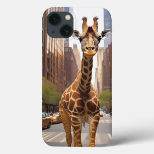 Funda Para iPhone 13 Giraffe en Nueva York