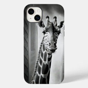 Funda Para iPhone 14 Plus De Case-Mate Giraffe en un paisaje urbano