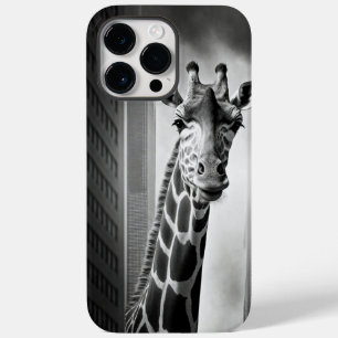 Funda Para iPhone 14 Pro Max De Case-Mate Giraffe en un paisaje urbano