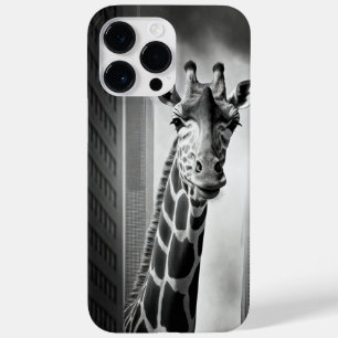 Funda Para iPhone 14 Pro Max De Case-Mate Giraffe en un paisaje urbano