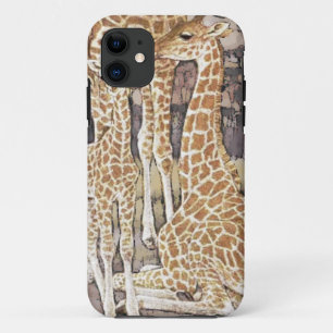 Funda Para iPhone 11 Giraffe Family iPhone 5 Funda