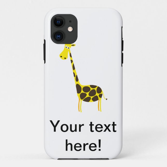 Funda De Case-Mate Para iPhone Giraffe personalizado (Reverso)