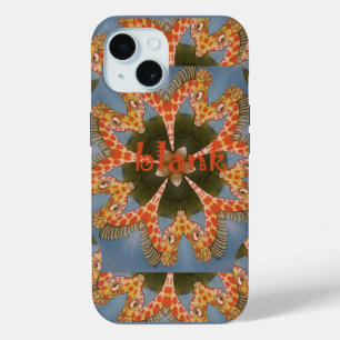 Funda Para iPhone 15 Giraffe Resumen de arte Imprimir