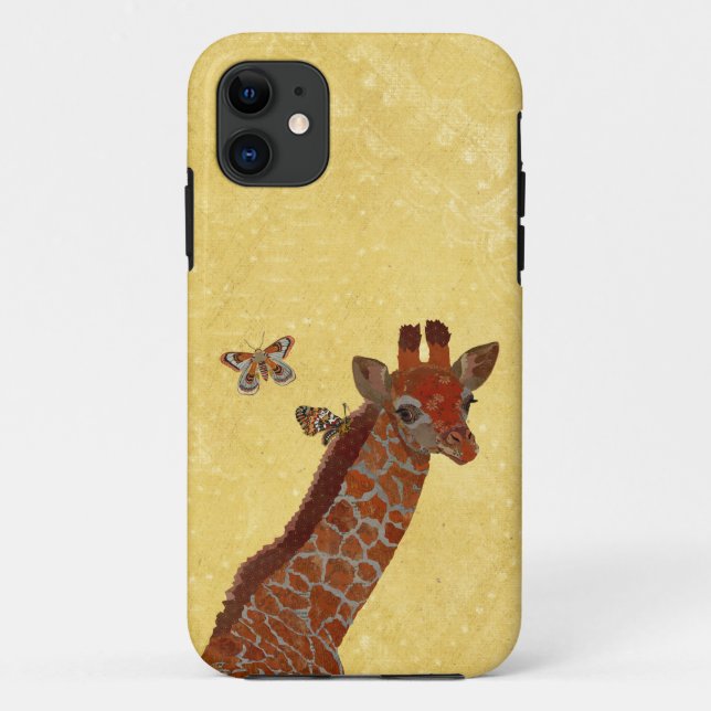 FUNDA DE Case-Mate PARA iPhone GIRAFFE Y MARIPOSAS (Reverso)