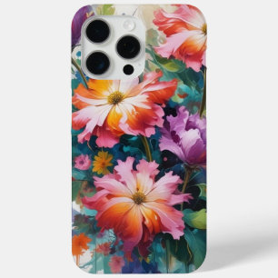 Funda Para iPhone 15 Pro Max Girar las cabezas con un regalo audaz, bella flora