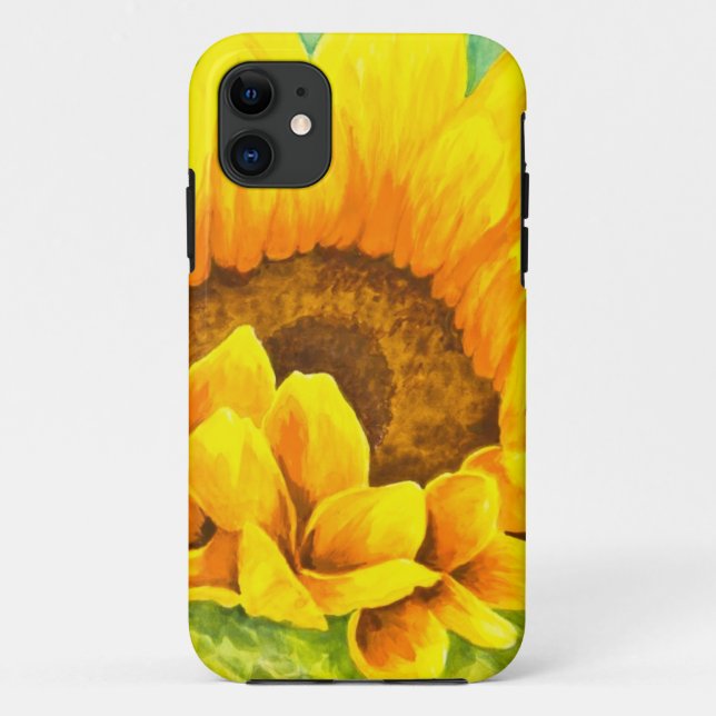 Funda De Case-Mate Para iPhone Girasol (Reverso)
