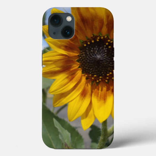 Funda De Case-Mate Para iPhone Girasol amarillo dorado, Funda para iPhone 13 (Reverso )
