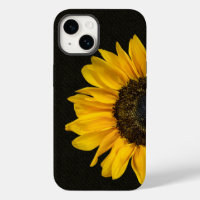 Girasol amarillo en la tela