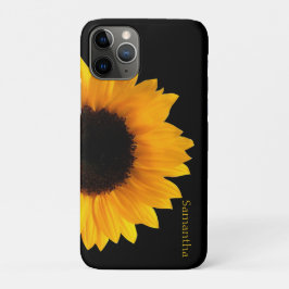 Funda Para iPhone 11 Pro Girasol amarillo grande