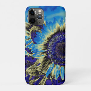 Funda Para iPhone 11 Pro Girasol azul