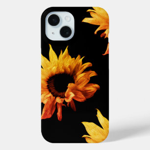 Funda Para iPhone 15 Girasol - Bella Artes de Sepia Fotografía única de