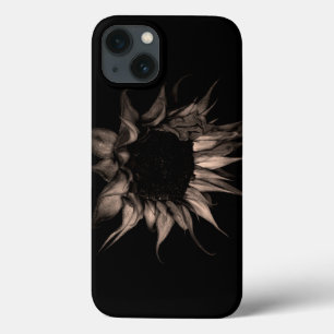 Funda Para iPhone 13 Girasol - Bella Artes de Sepia Fotografía única de