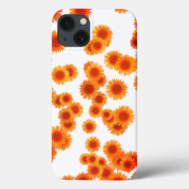 Funda De Case-Mate Para iPhone Girasol de RedF (Reverso)