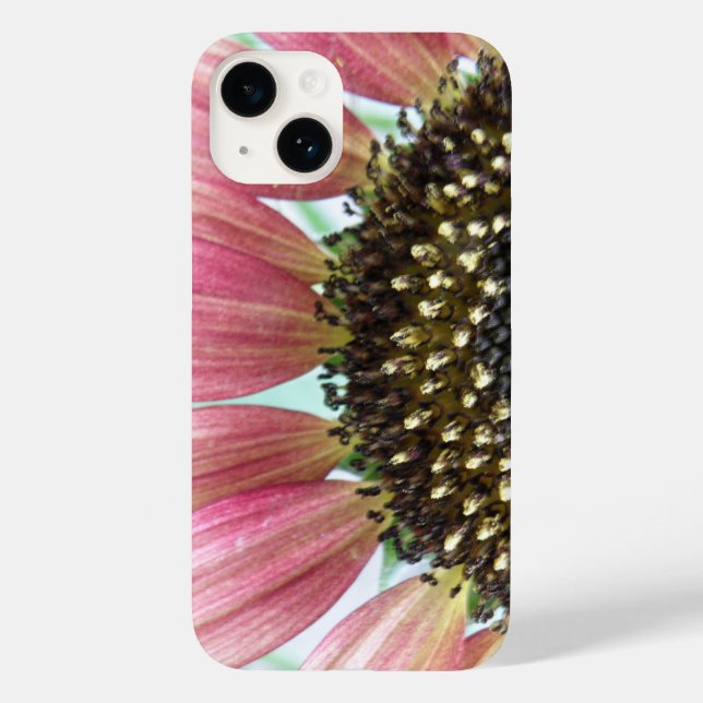 Funda De Case-Mate Para iPhone Girasol rosa (Reverso )
