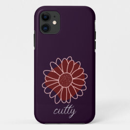 Funda Para iPhone 11 Girasol ruso contemporáneo