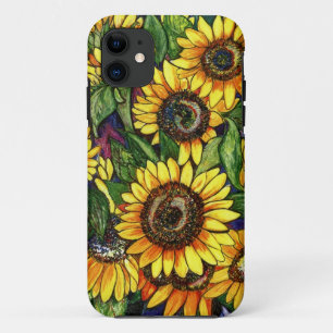 Funda Para iPhone 11 Girasoles