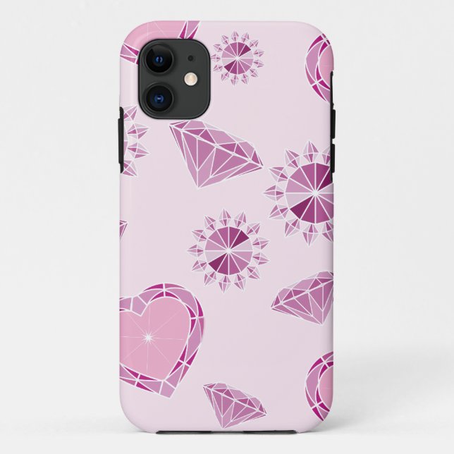 Funda De Case-Mate Para iPhone Girlie Bling (Reverso)