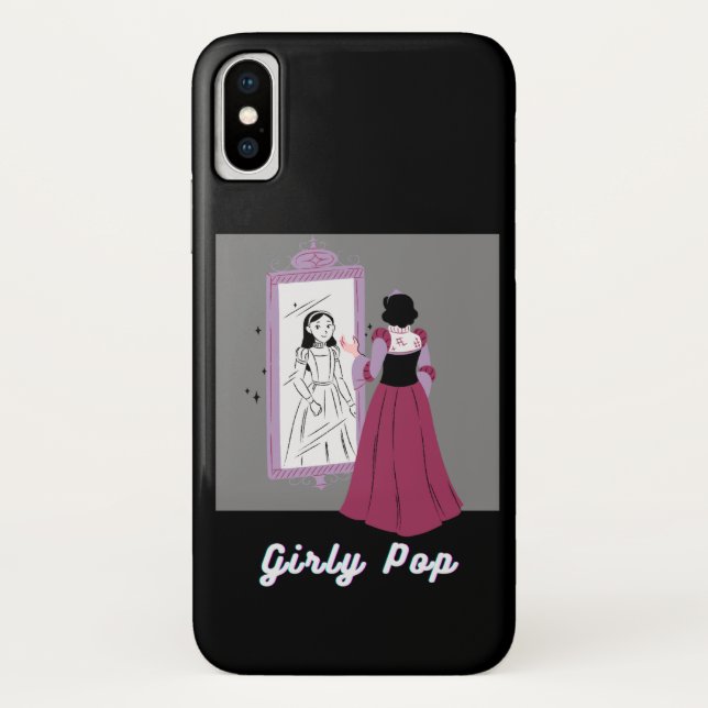 Funda De Case-Mate Para iPhone Girly pop phone case (Reverso)