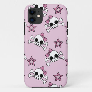 Funda Para iPhone 11 Girly Skulls y Stars