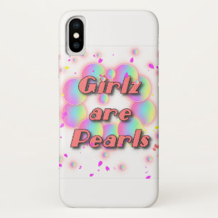 FUNDA PARA iPhone X GIRLZ SON PERLAS