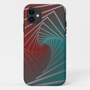 Funda Para iPhone 11 Giro burdeos verde azulado