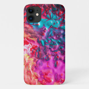 Funda Para iPhone 11 Giro de la paleta de arte abstracto de color con p