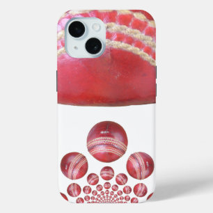 Funda Para iPhone 15 Giro en Crimson - Un hermoso Arti de pelota de crí