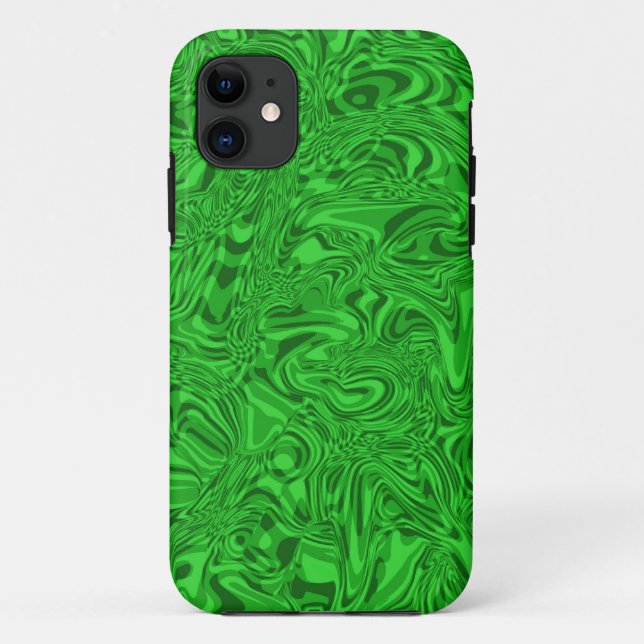 Funda De Case-Mate Para iPhone Giro verde (Reverso)