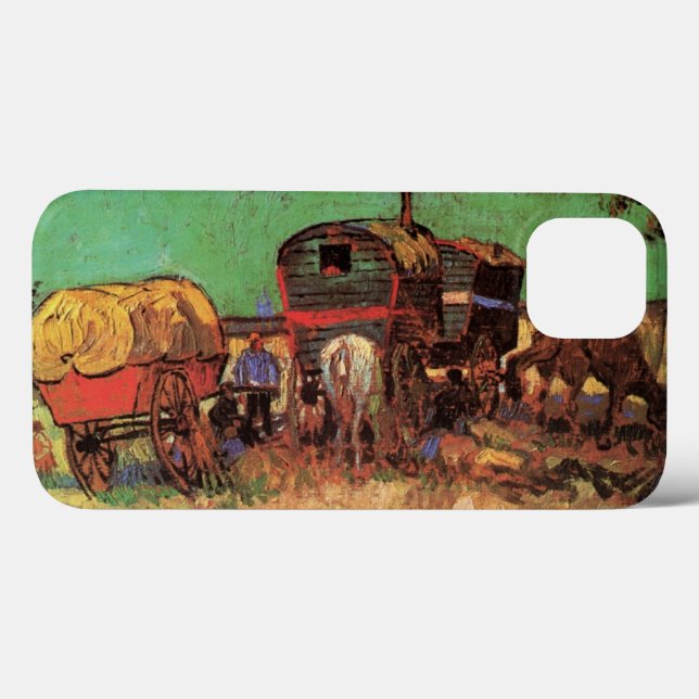Funda De Case-Mate Para iPhone Gitanos con caravanas de Vincent van Gogh (Reverso (Horizontal))